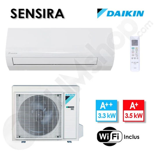 Climatiseur Daikin Sensira 3.5 kW - Réversible, Haute Performance